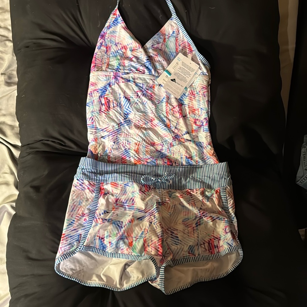 Athleta 3 piece high tide tankini - NWT size 14 XL